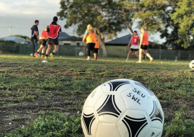 SEUFC Womens all age 5's training at James Browne oval