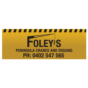 foleys peninsula cranes and rigging