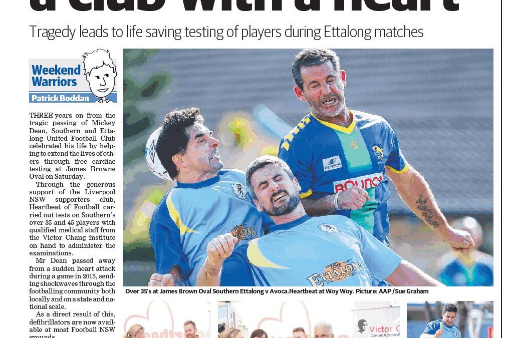 Mickey Dean Memorial Heartbeat of Football Cardiac Testing Day