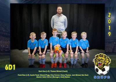 SEUFC Junior Under 6 Teams