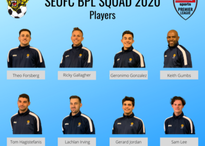 SEUFC BPL Squad 2020 players photos